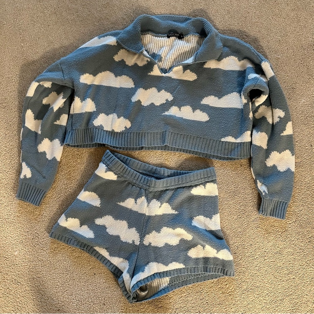 Nasty Gal Cloud Knit Loungewear Set